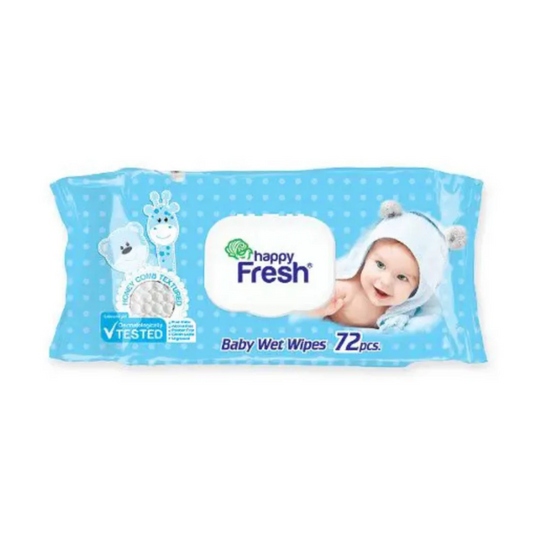 Happy Fresh Wet Wipes 72’s – Girl/Boy