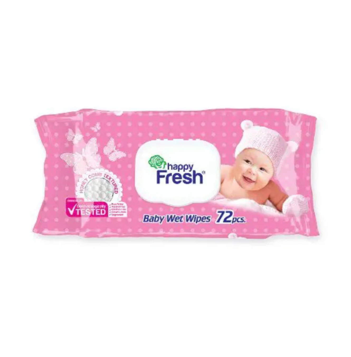 Happy Fresh Wet Wipes 72’s – Girl/Boy